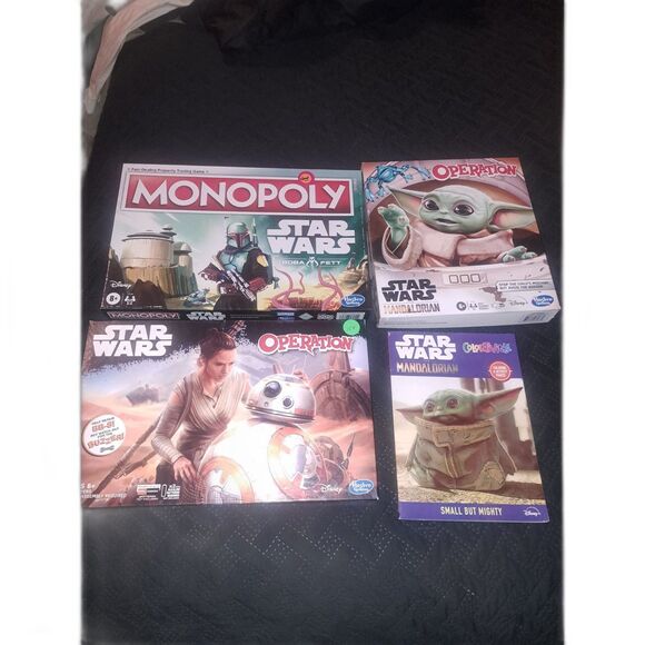 Lot of New & Pre-Owned Star Wars Games inc 2x Operation - Monopoly bonus book - Picture 1 of 12